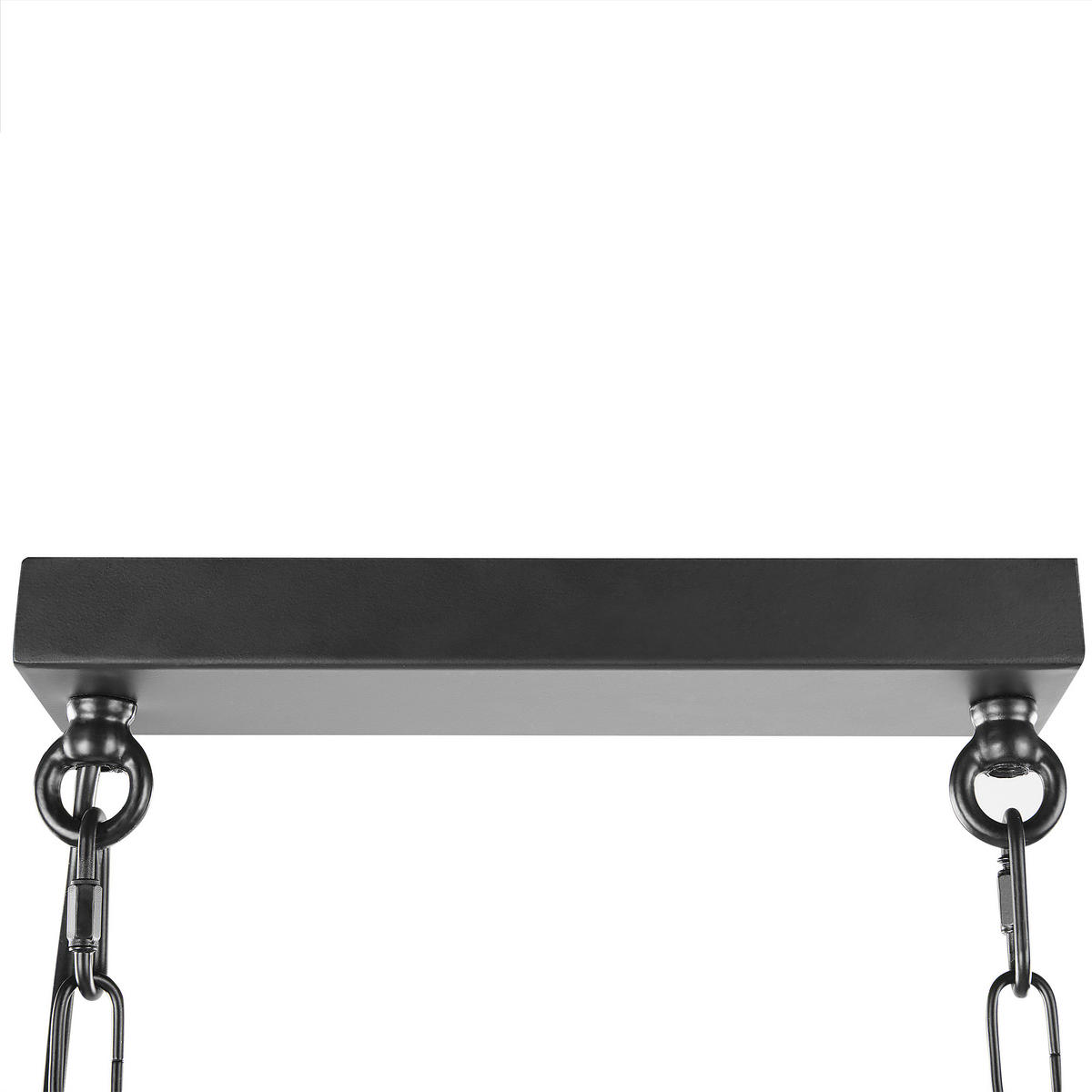 HÄNGELEUCHTE Muger 25/60/117 cm - Schwarz, Metall (25/60/117cm) - Beliani