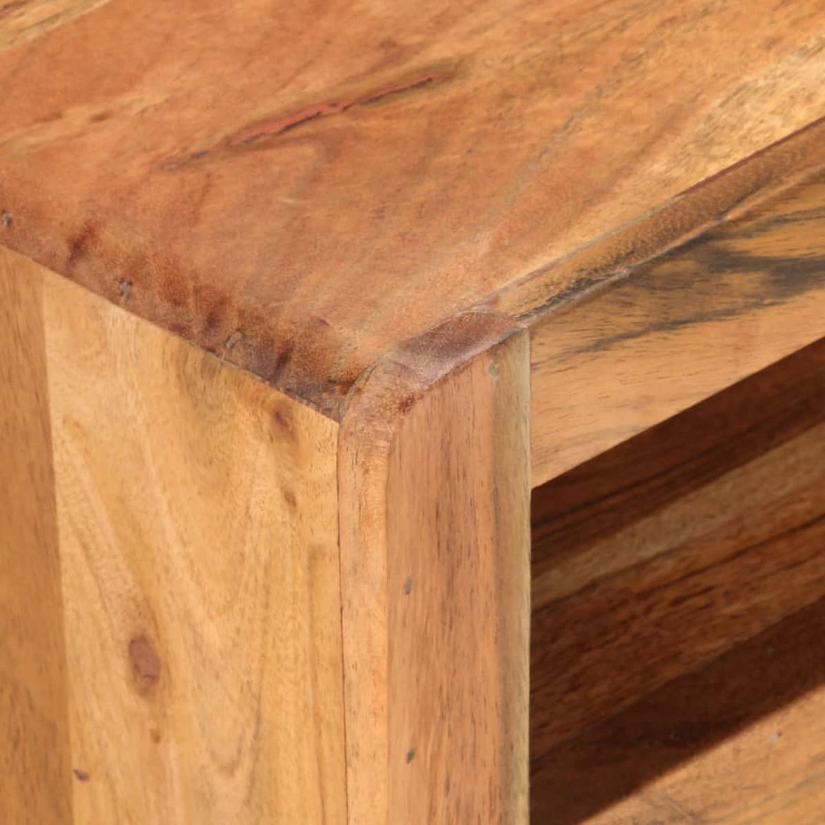 TV-SCHRANK 110/30/40 Cm Massivholz Akazie - Braun, Holz (30/40/110cm) - vidaXL