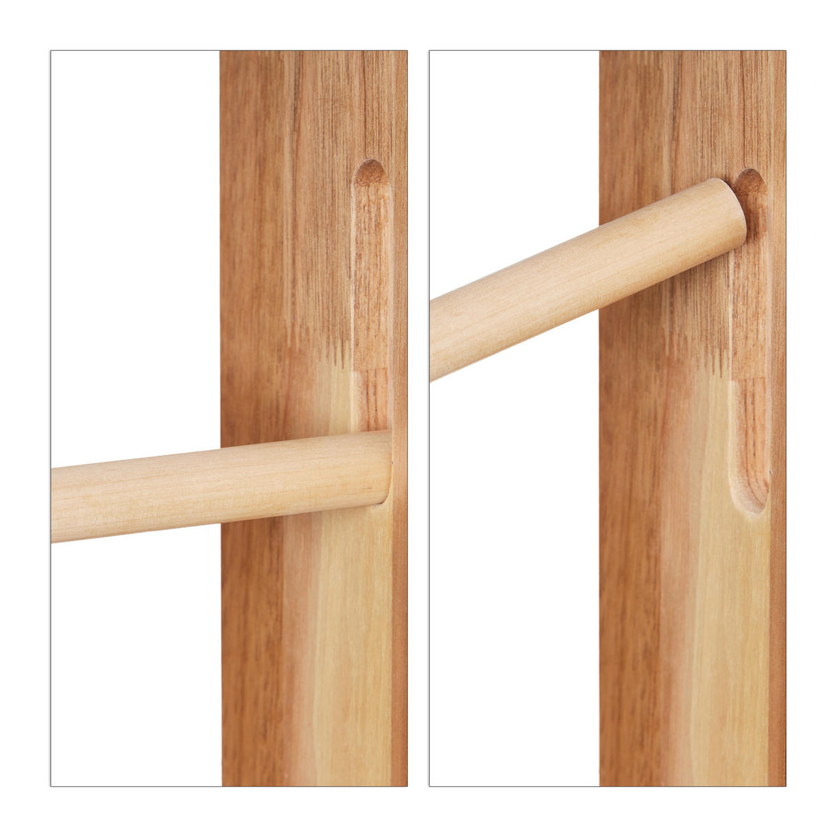 TOILETTENPAPIER Aufbewahrung - Hellbraun, Holz/Holzwerkstoff (20/70/13cm) - Relaxdays