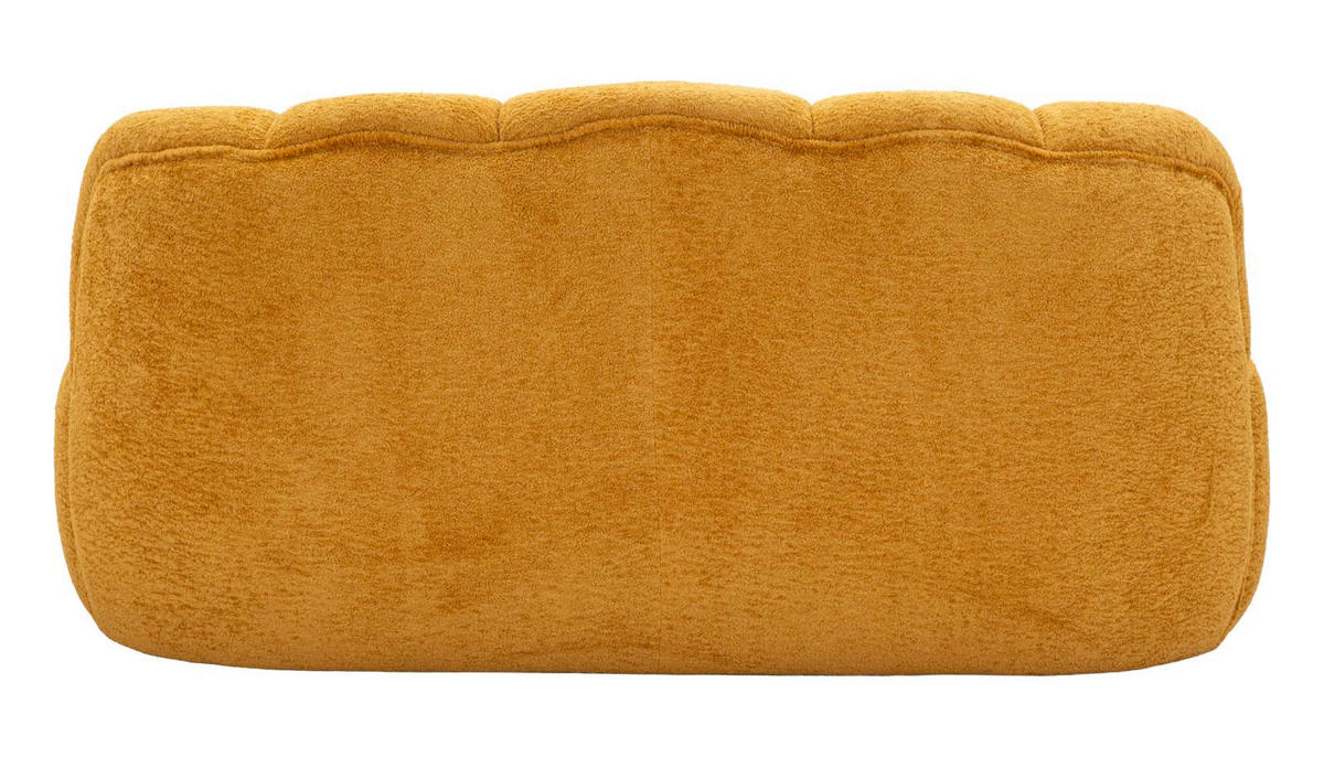 3-SITZER Sofa gepolstert Ball - Gelb - Gelb, Holzwerkstoff/Kunststoff (145/69/80cm) - Pasmara