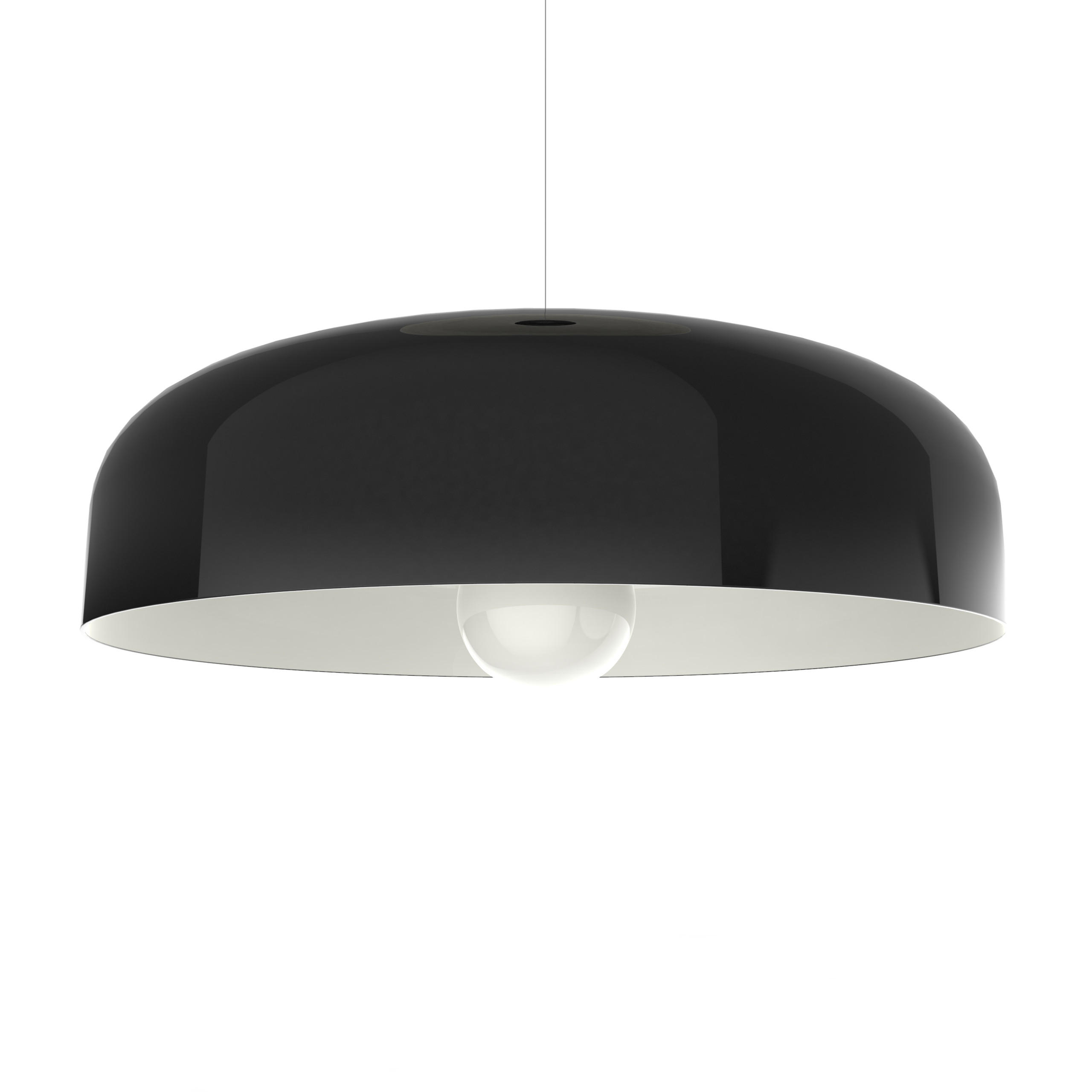 HÄNGELEUCHTE Tuzzi - Schwarz, Metall (40/40/10cm) - Lumicom
