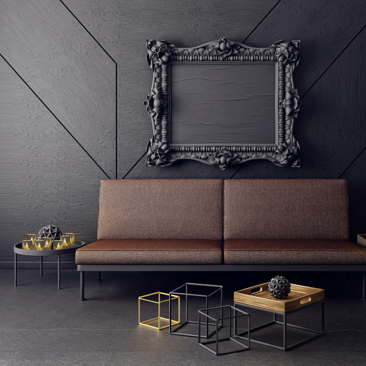 12XTEELICHTHALTER - Multicolor, Glas (7/8.5/7cm) - Relaxdays