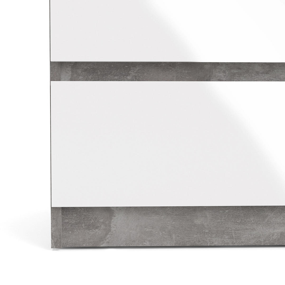 KOMMODE Beton Dekor - Grau, Holzwerkstoff (77/111/50cm) - ebuy24