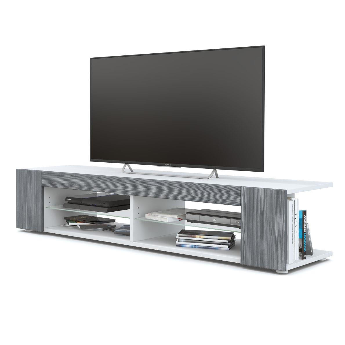 Vladon Lowboard Anthrazit 134.5x30.5x38.5 cm