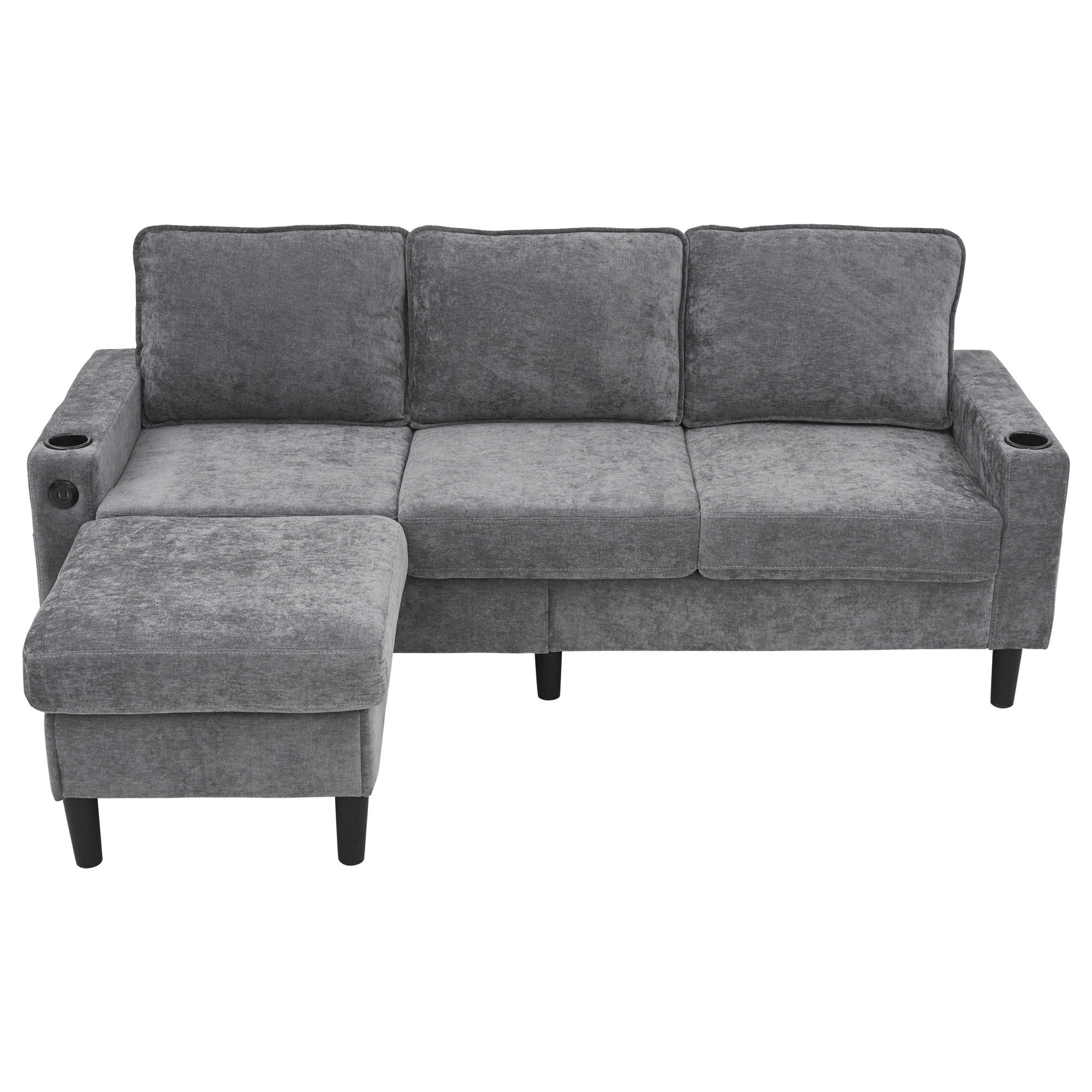 XXXLutz Schlafsofa Grau 202x137 cm