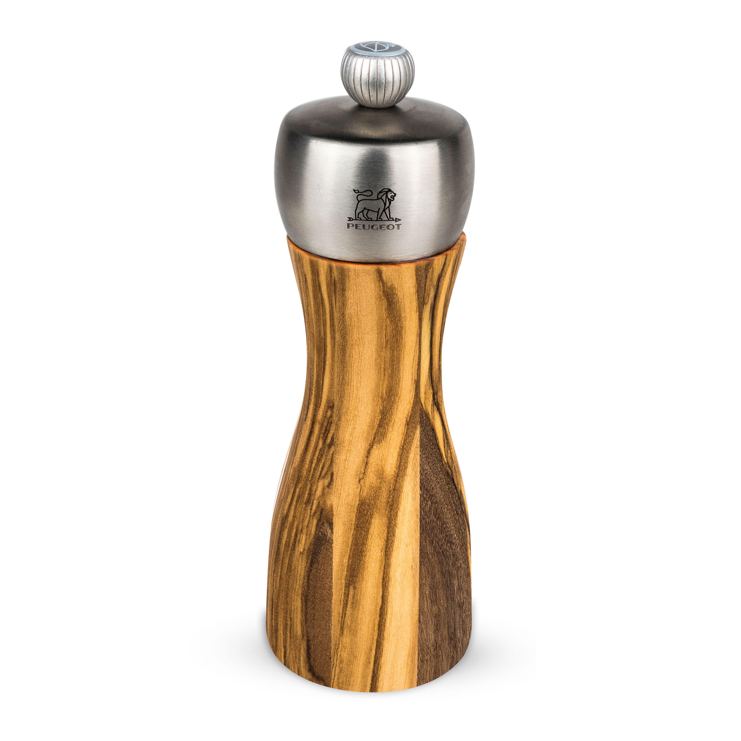 SALZMÜHLE Fidji 15cm Buchenholz Olivenholz Stahlmahlwerk - Braun, Holz (5.2/15/5.2cm) - PEUGEOT