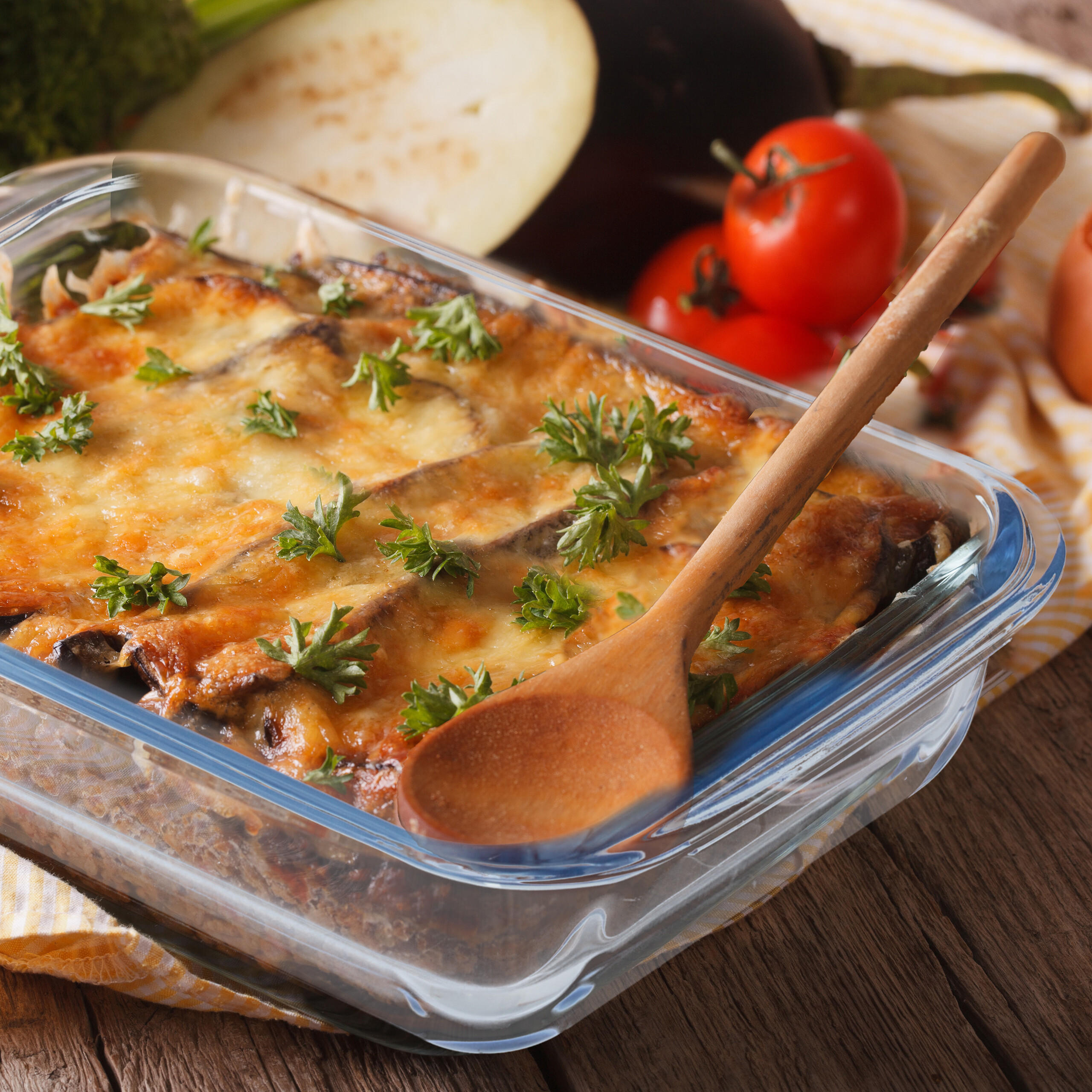 2-tlg.AUFLAUFFORM-SET - Transparent, Glas (17.5/29.5/5cm) - Relaxdays