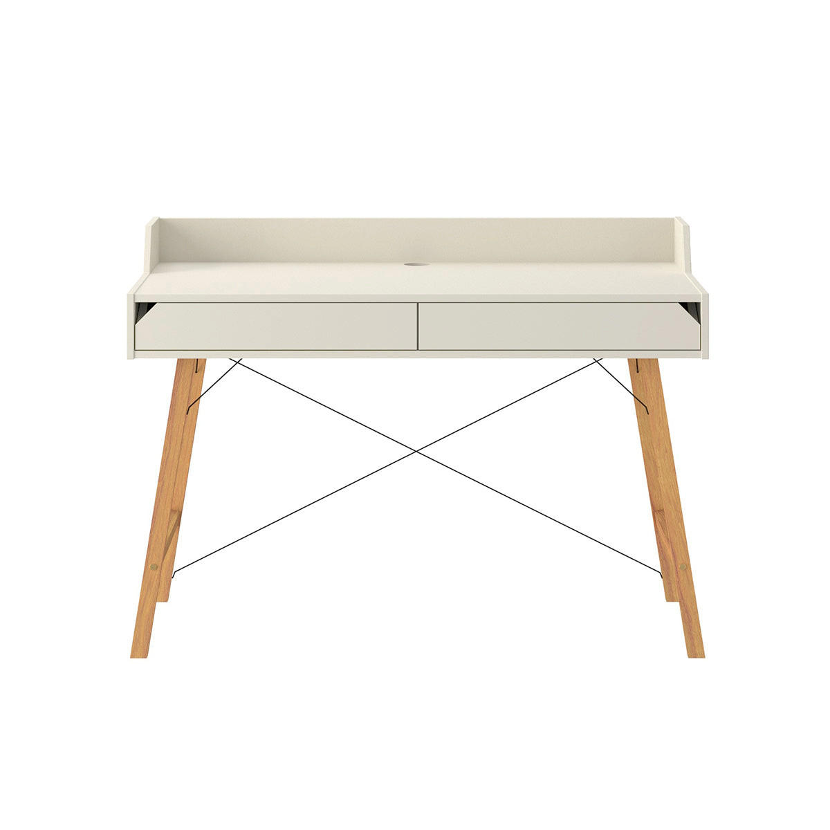 PISAĆI STOL Kašmir - bež, drvni materijal (120/60/86cm) - Petits-meubles