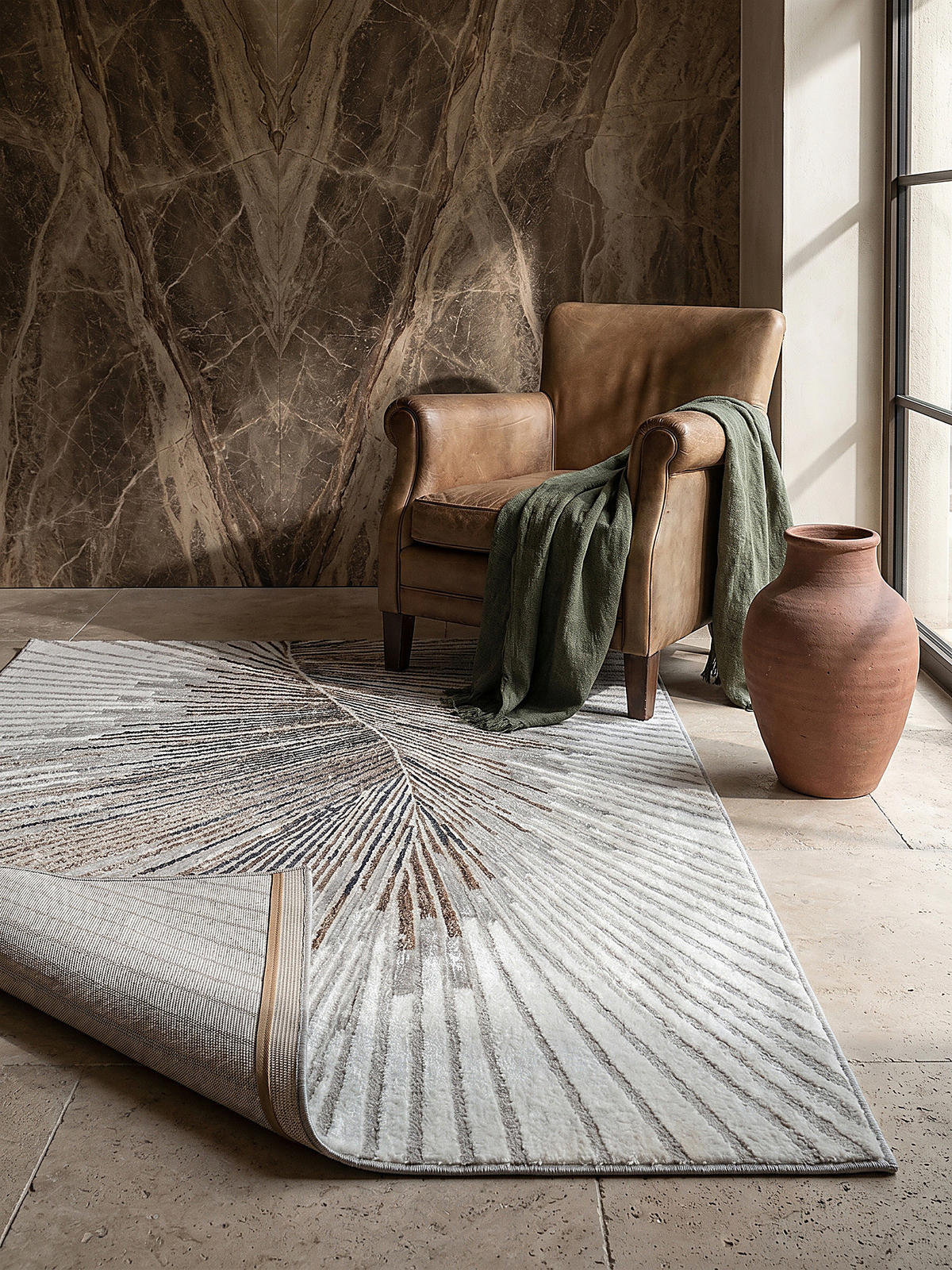 KURZFLORTEPPICH Abstrakt KAVALA Polyester Grau 140 x 200 cm - Grau, Textil (140/200cm) - KADIMA DESIGN