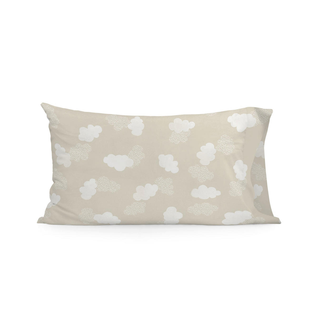 KISSENBEZUG clouds 50x75 cm beige - Beige, Textil (50/75cm) - Happy Friday