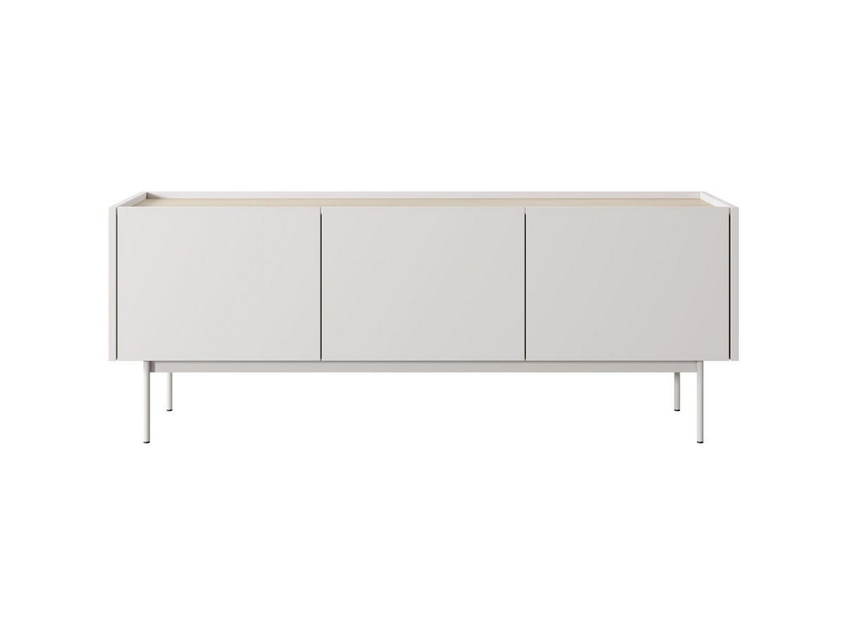 TV-SCHRANK Croma 144x55x37 cm - Lowboard mit Stauraum - Tv Ständer aus Laminierter Spanplatte - Kaschmir Farbe - Kaschmir, Holzwerkstoff (168/52/39cm) - Chilly