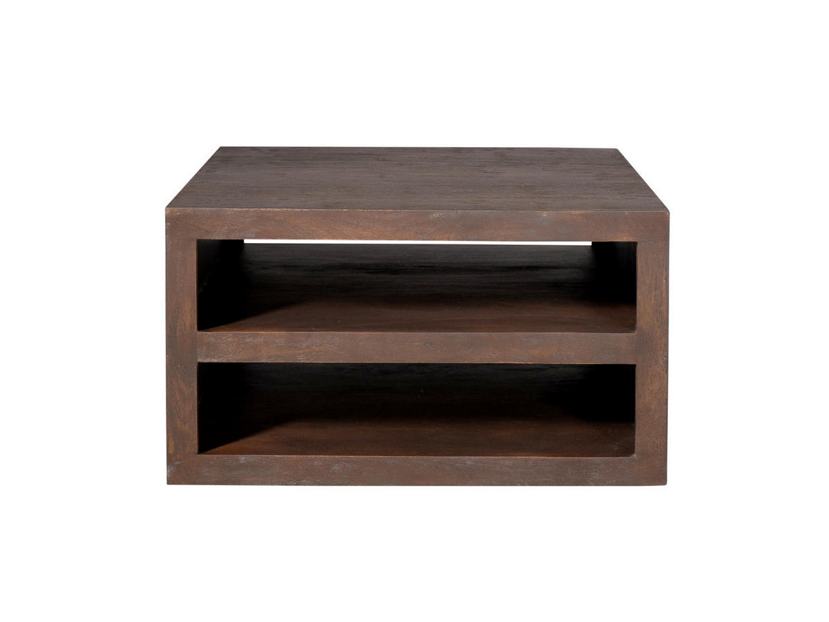COUCHTISCH Leuven Mangoholz 80 cm / 80 cm Braun - Braun, Holz (80/80/45cm)