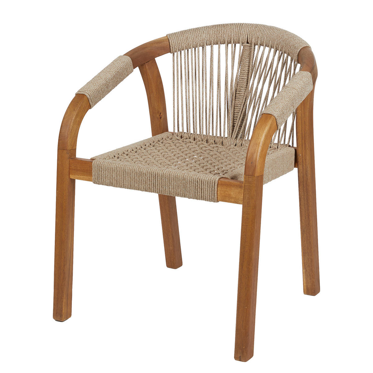 GARTENSTUHL (2er-Set) Bayonne - Braun, Holz/Kunststoff (62/76/59cm) - Butlers