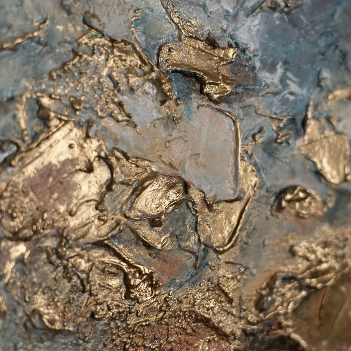 GEMÄLDE Orbis auf Keilrahmen 80 cm - Multicolor, Holz (80/80cm) - YS-art gallery