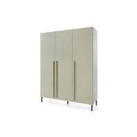 KINDERKLEIDERSCHRANK SORENTO 01 150/50/195 in Eukalyptus/Baltic Düne Eiche/Schwarzer Onyx - Eukalyptusholzfarben/Eichefarben, Holzwerkstoff (150/195/50cm) - Deine Möbel 24