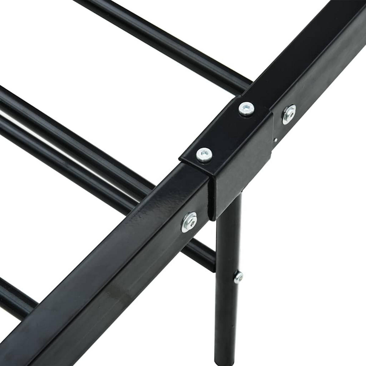 METALLBETT Hurt 167/205 cm - Schwarz, Metall (160/200cm) - Nettlife