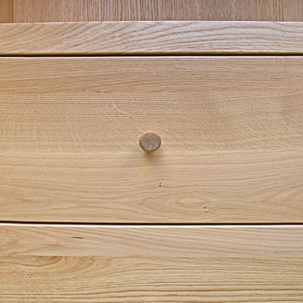 VITRINE mit Schiebetüren - Anrichte COSTA - Eichefarben, Holz (120/200/45cm) - Rawood Furniture