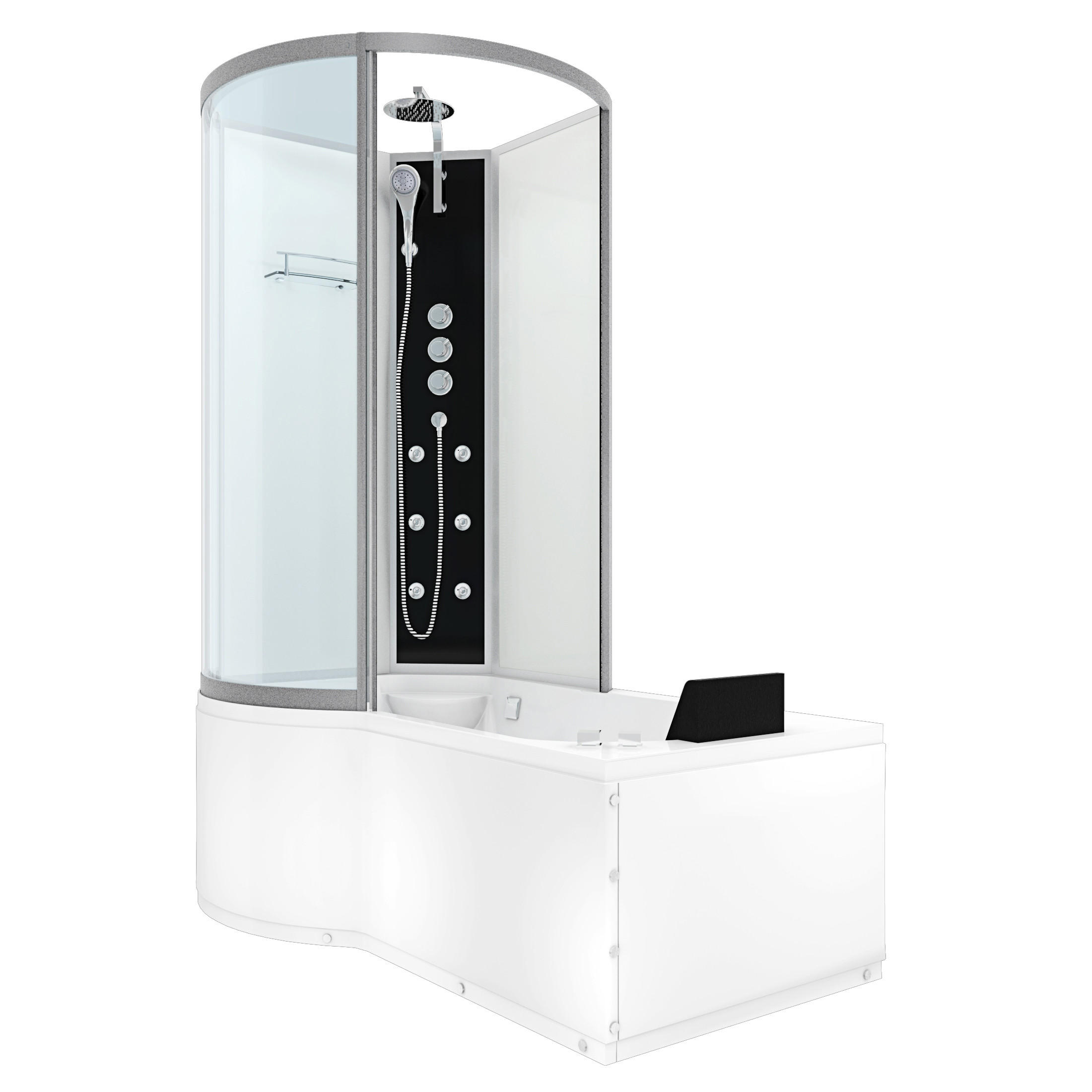 AcquaVapore by Sandra Jentho Whirlpool Weiß 98x225x170 cm