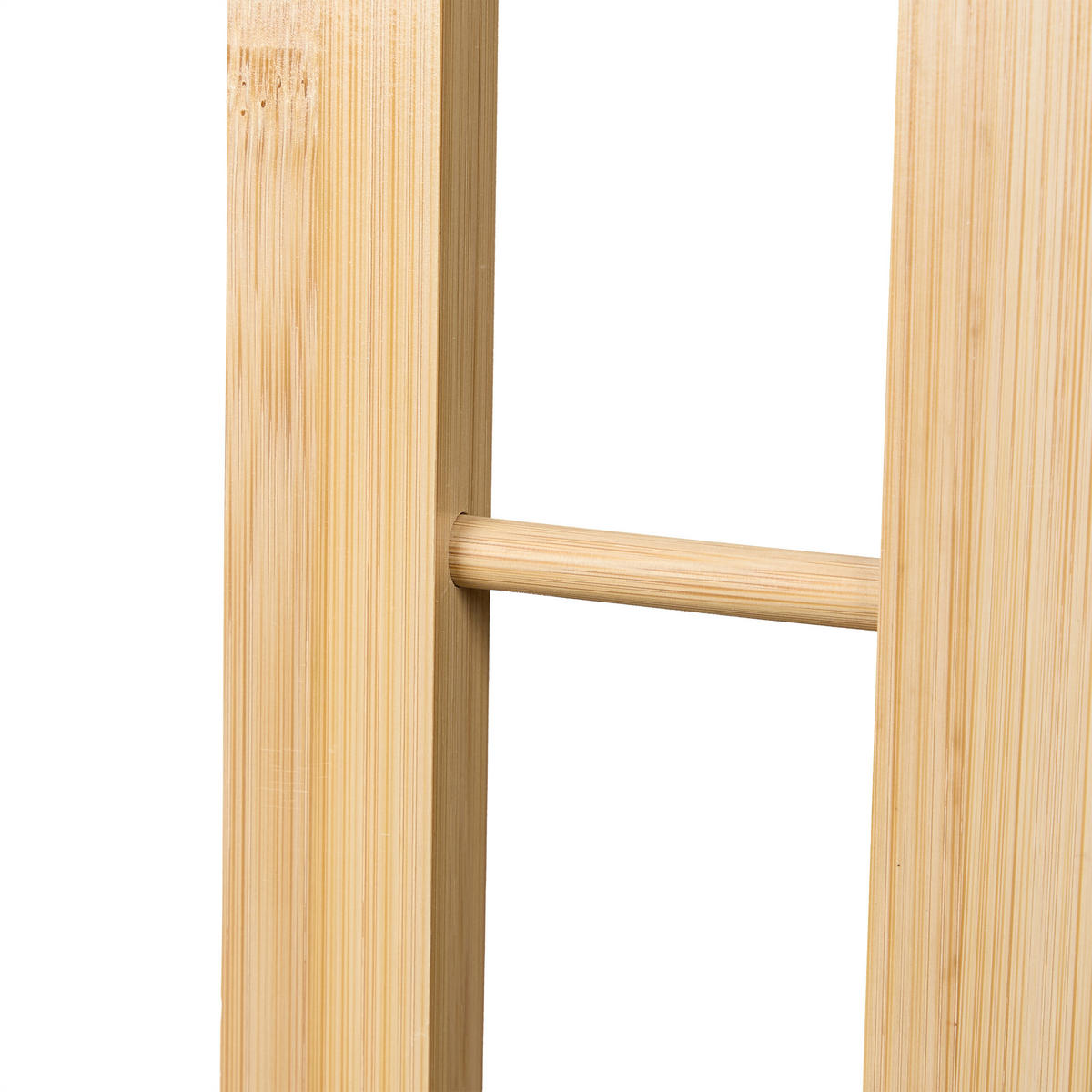 HANDTUCHHALTER - Hellbraun, Holz (55/82/24cm) - Relaxdays