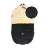 LAMMFELL-FUSSSACK Filius Cord, black - Schwarz, Fell (46/6/100cm) - Kaiserbaby