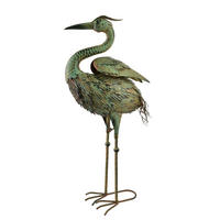 FIGURA, kovová, zelená - zelená barva, kov (20/40/40cm) - Mondex