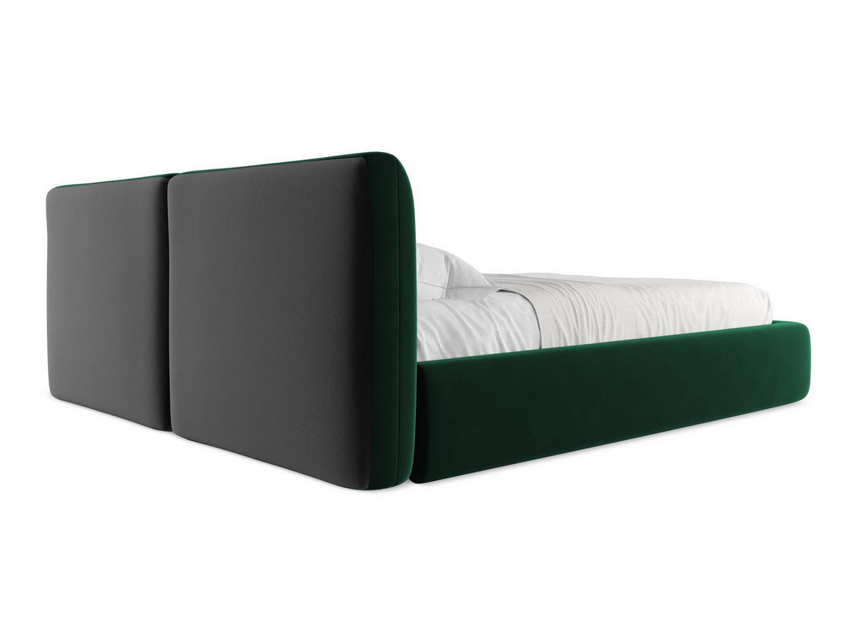 POLSTERBETT mit Bettkasten und Lattenrost 220x225 Rot - Bordeaux/Rot, Kunststoff/Textil (180/200cm) - Makamii