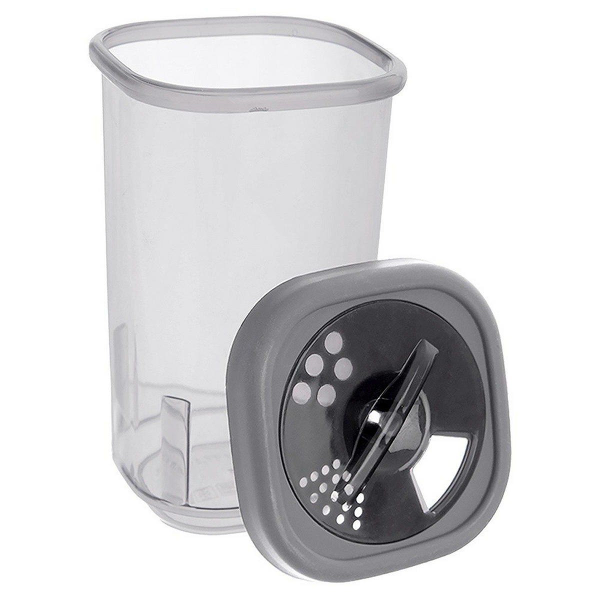 GEWÜRZBEHÄLTER Dosierdeckel 320 ml Dunkelgrau - Dunkelgrau, Kunststoff (7.2/11.5/7.2cm) - Orion 