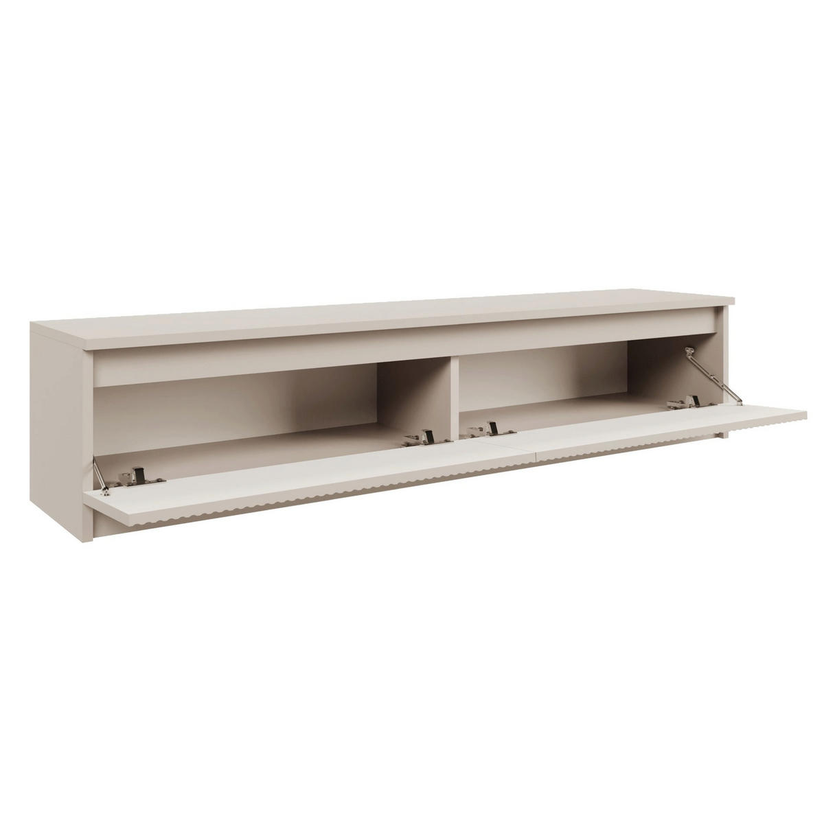 TV stolík Sandia kašmírovo sivý 137/30/30 cm - taupe, kompozitné drevo (138.6/30/30cm) - Selsey