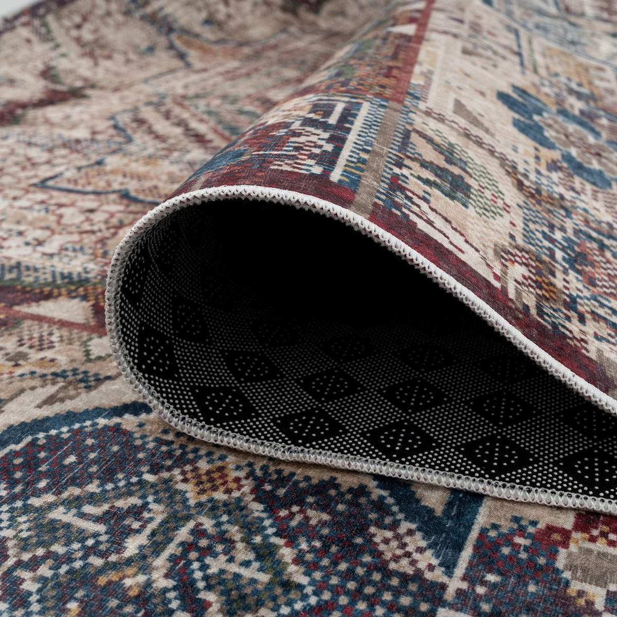 TEPPICH WASCHBAR Verona Eliza Rot - Rot, Textil (160/231cm) - Kukoon Rugs