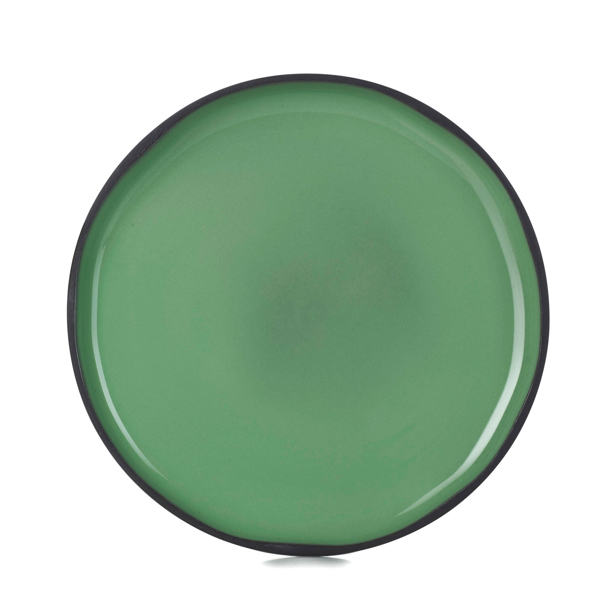 BROTTELLER CARACTERE 15 cm Minze - Mintgrün, Keramik (15cm) - Revol Porcelaine France
