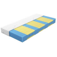 KALTSCHAUMMATRATZE mit Viscoeinsätzen 140/200 cm H3 - 19cm Höhe & Tencel Bezug - Weiß, Textil (140/200cm) - AM Qualitätsmatratzen