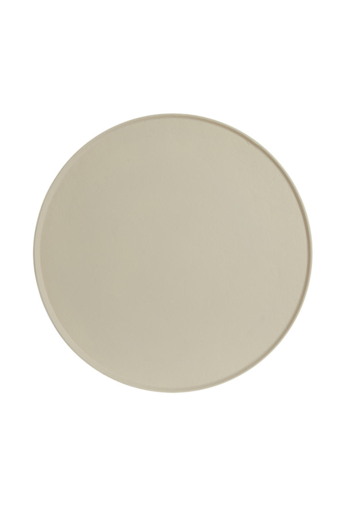 SCHALE Maes Weiß Ø50/1,5 cm - Weiß, Metall (50/1.5cm) - Light & Living