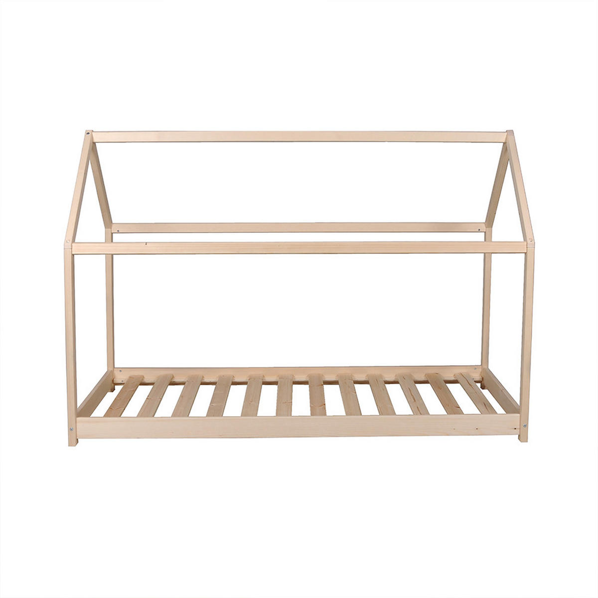 HAUSBETT PANDA mit Lattenrost / Kinderbett 90x200 cm - Naturholz - Naturfarben, Holz (90/200cm) - Weber Industries