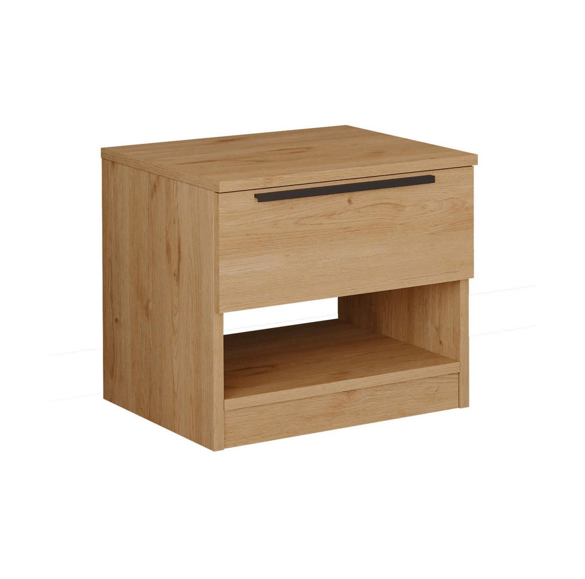 NACHTTISCH 50/42,5/44,5 cm - Braun, Holz (50/44.5/42cm) - Mobili Rebecca