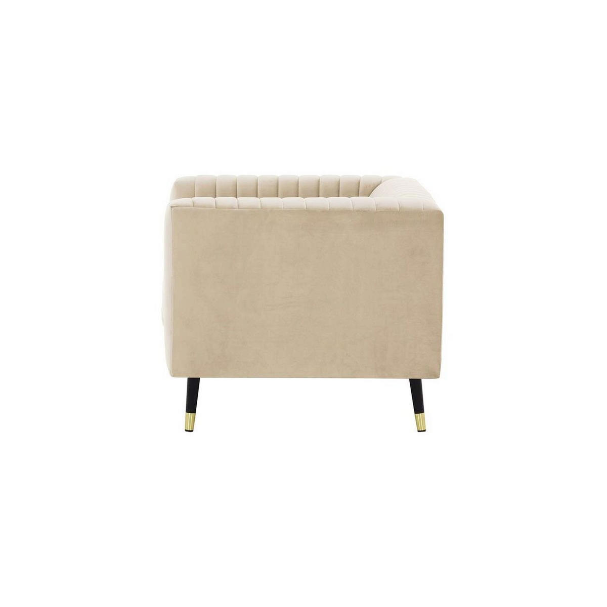 SESSEL Slender-Velluto 2 - Creme, Holz/Textil (99/71/83cm) - SLF24
