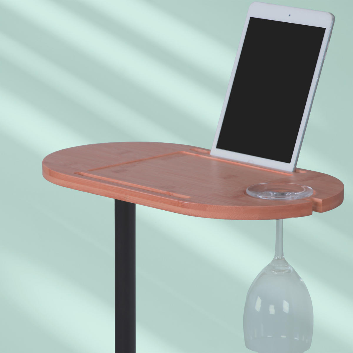 BEISTELLTISCH - Multicolor, Holz/Metall (22/40/82cm) - Relaxdays