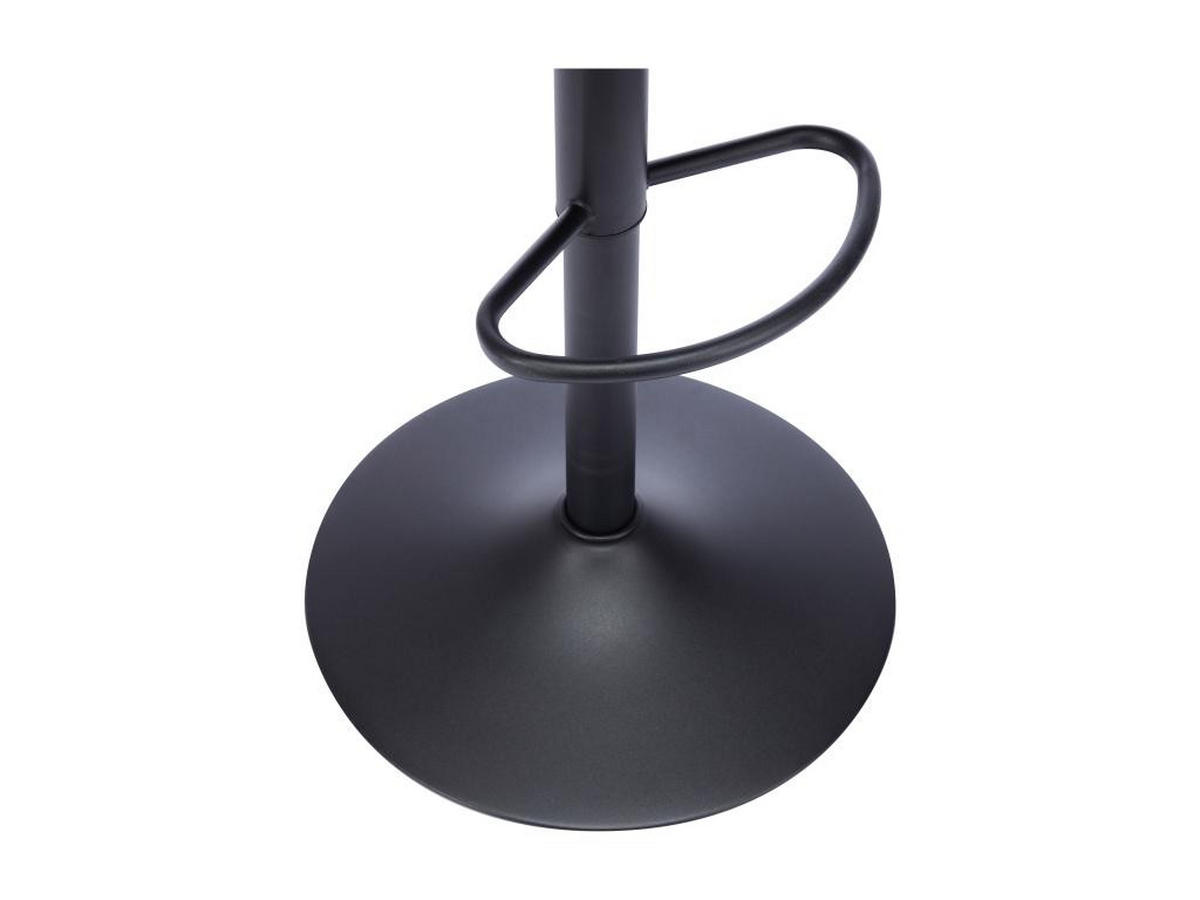 BARHOCKER 2er-Set höhenverstellbar - Stoff & schwarzes Metall - Cremefarben - LIKOLIA - Creme, Textil (54/116/51cm) - Vente-Unique