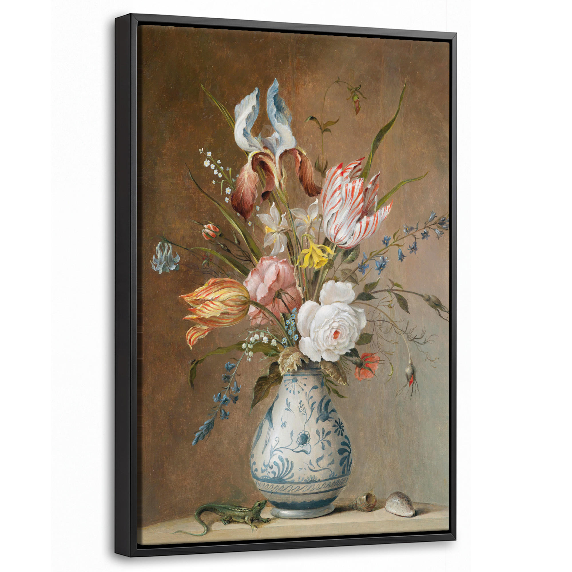 MuchoWow Leinwand Hellbraun 40x60 cm