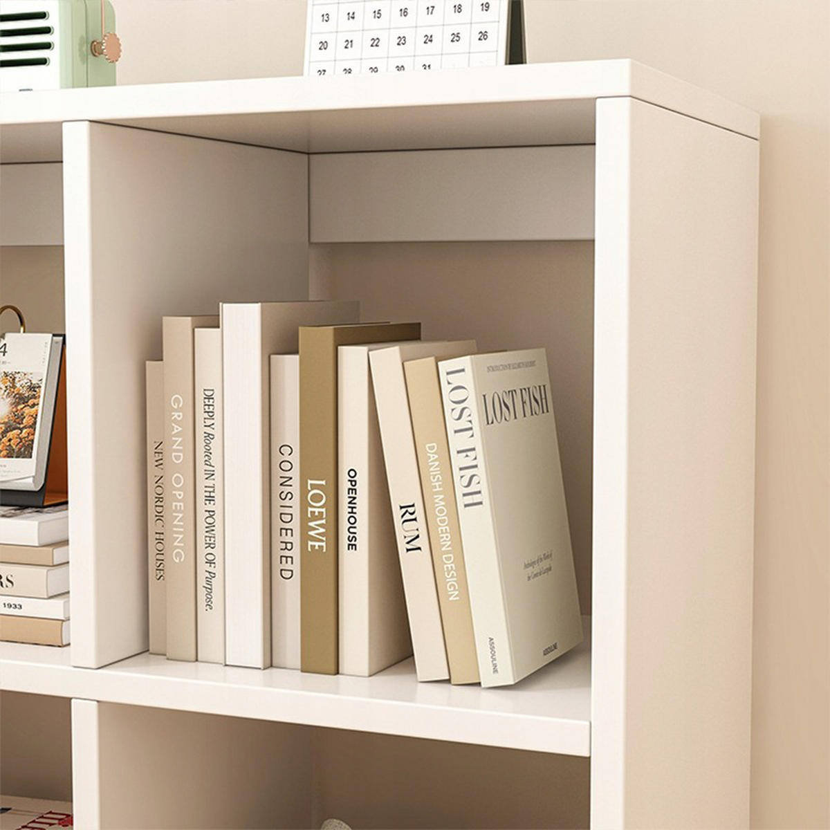 BÜCHERREGAL, weiß - Weiß, Holzwerkstoff (100/67/30cm)