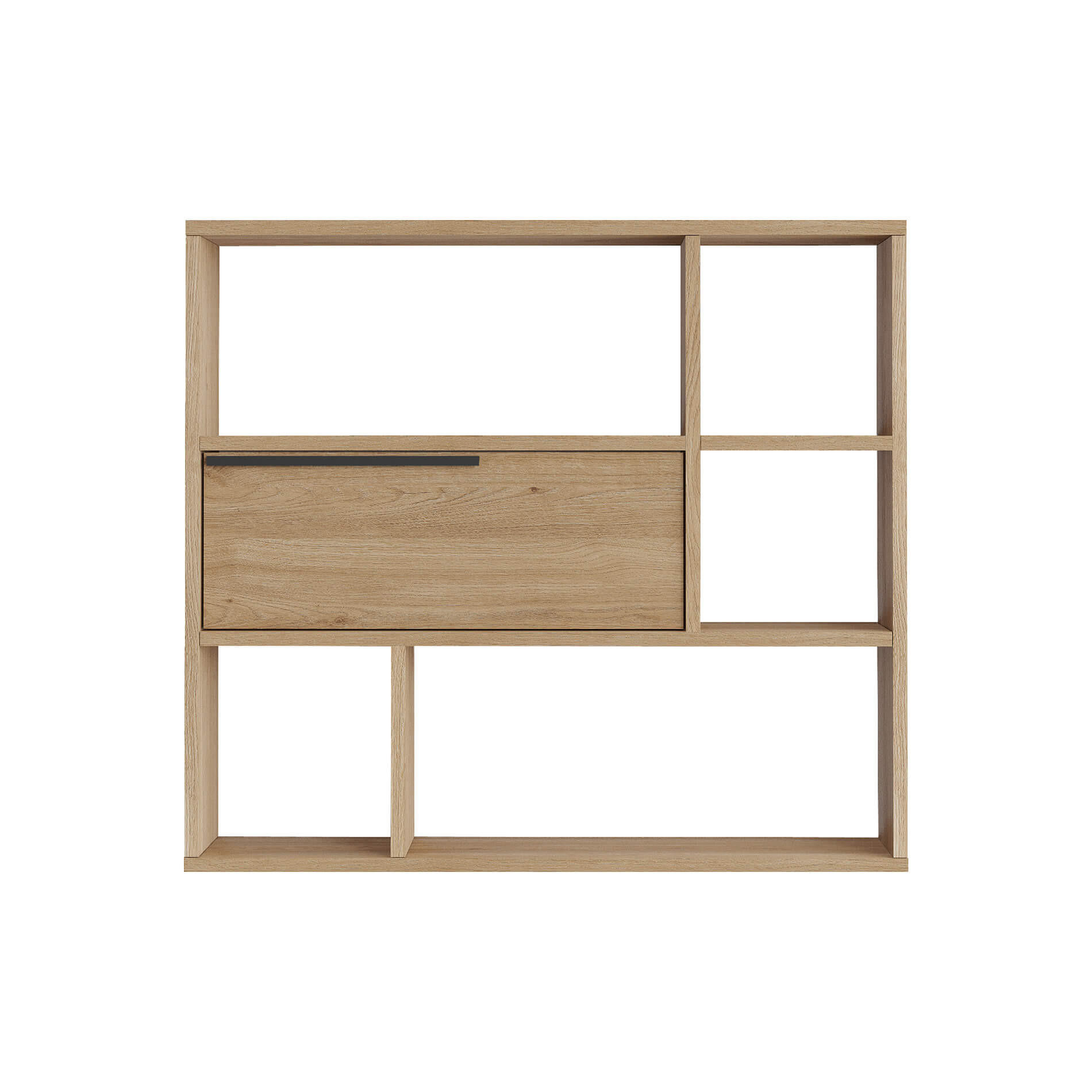 Mobili Rebecca Wandregal Braun 90x81x22 cm
