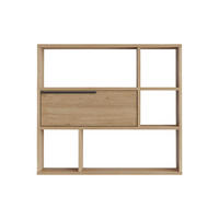 WANDREGAL Hellbraun 22/90/81 cm - Braun, Holzwerkstoff (90/81/22cm) - Mobili Rebecca