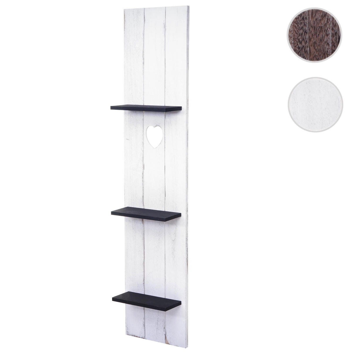 WANDREGAL Grau - Grau, Holz (33/150/13cm) - MCW