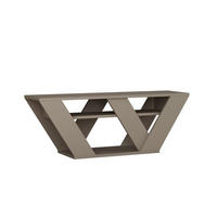 TV-MÖBEL 3 Regale L110 cm - Pipralla - Taupe, Holzwerkstoff (30/40/12cm) - Calicosy