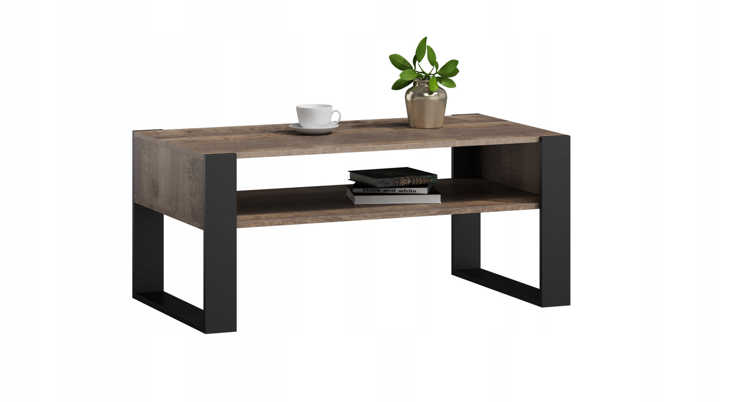 COUCHTISCH KAJA Grange Eiche 100/53,6/50 cm - Eichefarben, Holzwerkstoff (53.6/100/50cm) - Matkam Möbel