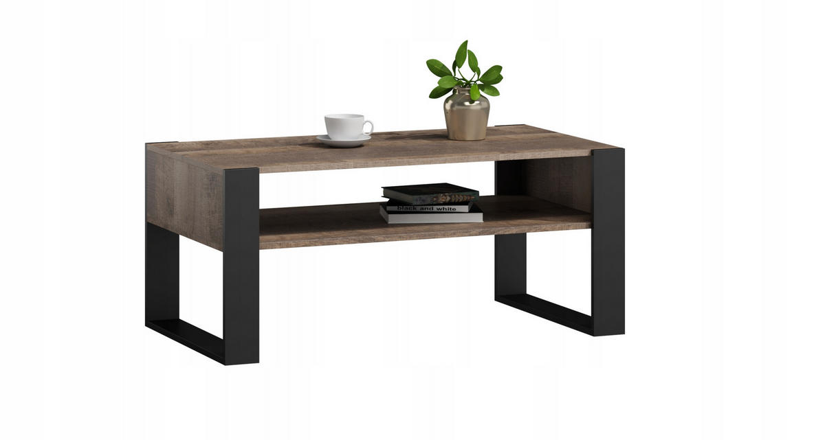 COUCHTISCH KAJA Grange Eiche 100/53,6/50 cm - Eichefarben, Holzwerkstoff (53.6/100/50cm) - Matkam Möbel