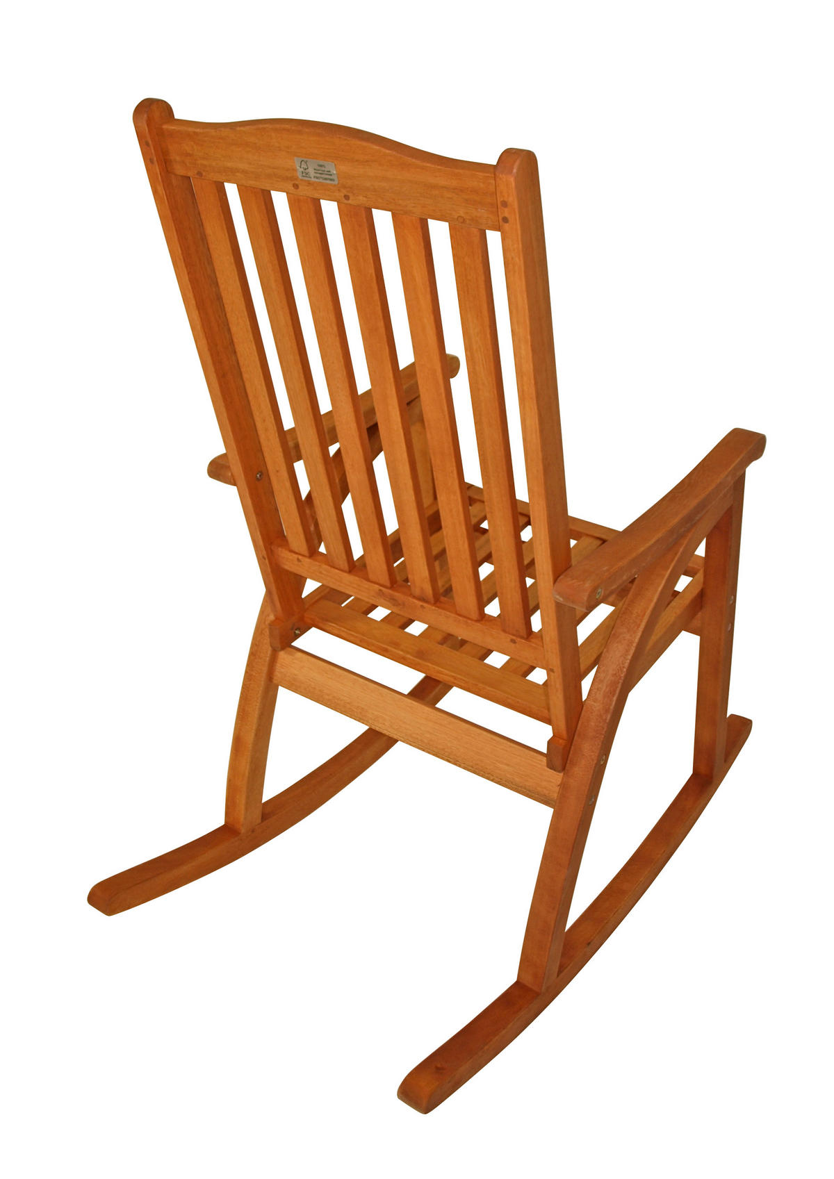 SCHAUKELSTUHL Sidny aus Eukalyptusholz - Braun, Holz (58/118/100cm) - TPFGarden