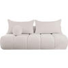 SCHLAFSOFA Milla mit Bettkasten, Creme 205/97/85 cm - Creme, Textil/Metall (205/97/85cm) - WFL GROUP