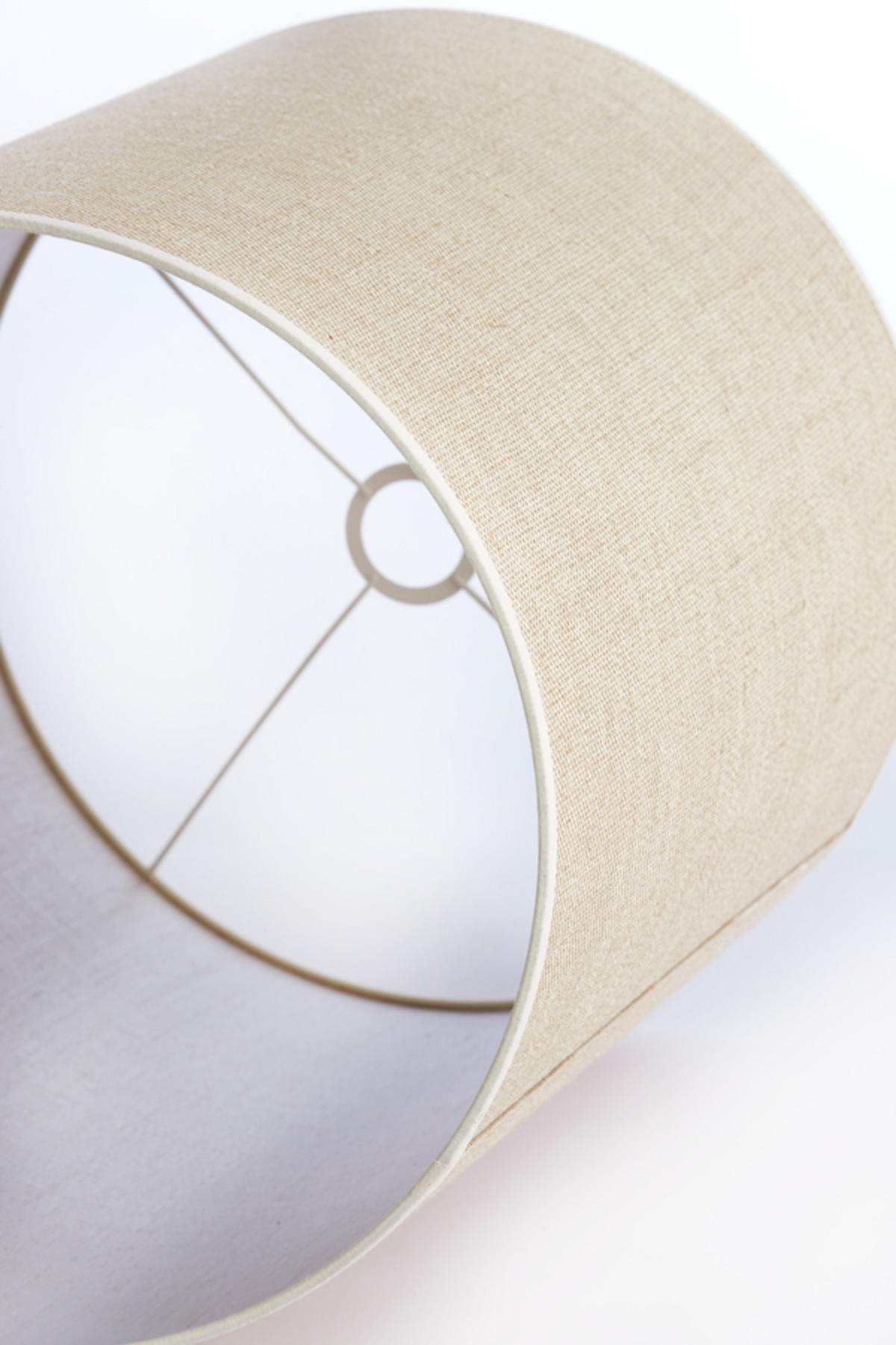 LAMPENSCHIRM Sendai Braun Ø40/49 cm - Braun, Textil (40/40/49cm) - Light & Living