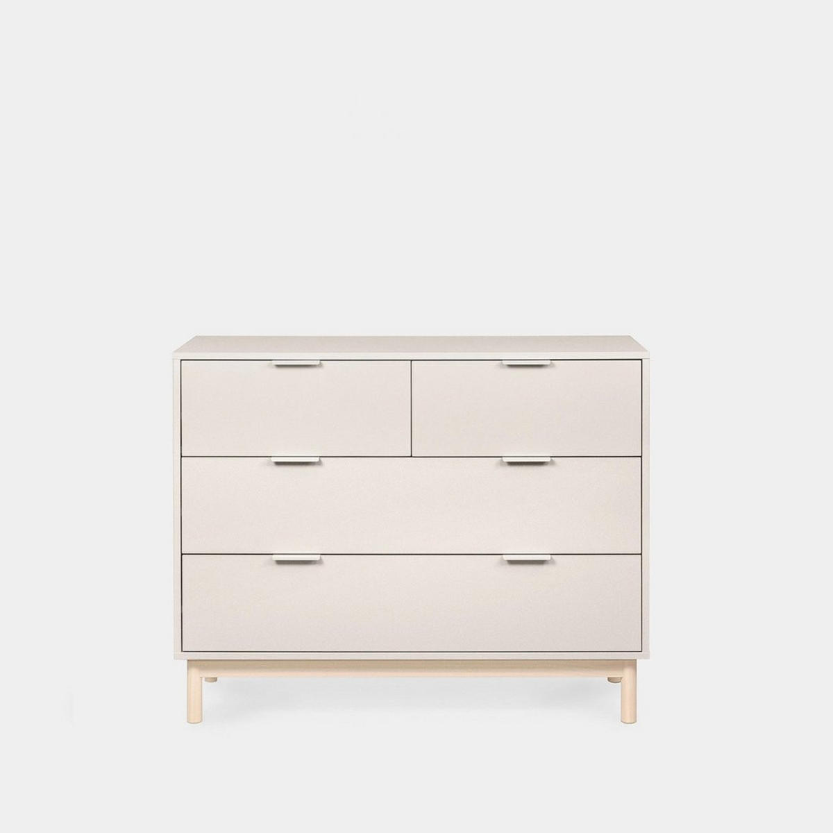 KOMMODE MIT SCHUBLADEN Elian Weiß 100 cm x 80 cm - Weiß, Holzwerkstoff (100/80/40cm) - Klast Home