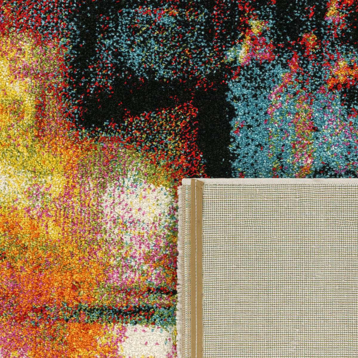 KURZFLORTEPPICH, abstrakt, aus Polypropylen, Florhöhe 12 mm, Mehrfarbig, 200 x 290 cm - Multicolor, Textil (200/290cm) - KADIMA DESIGN